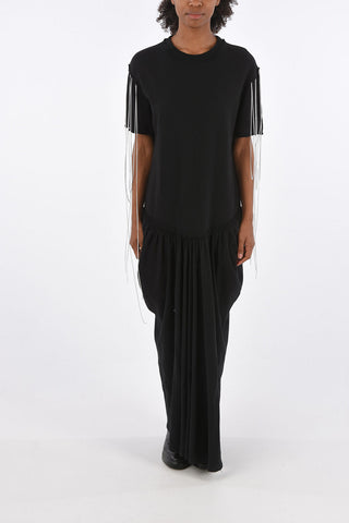 Sweats maxi dress with Chain Detail
