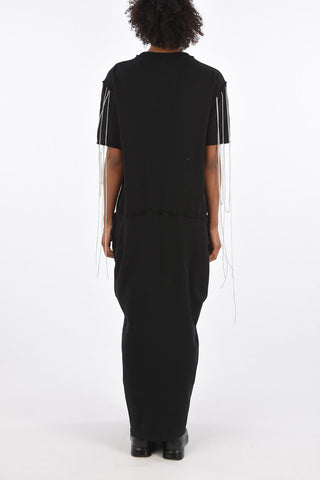 Sweats maxi dress with Chain Detail