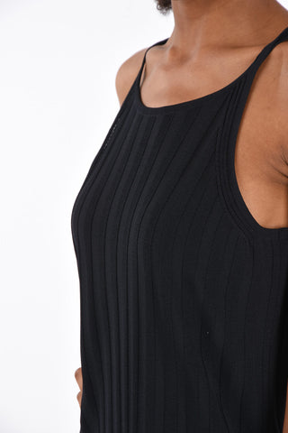 vestito midi con spacco frontale
