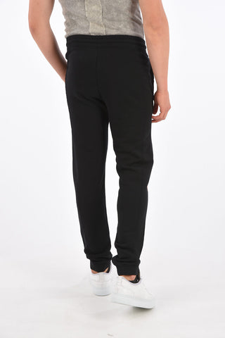 drawstring waist sweat jogger pants