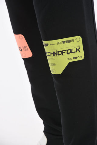 drawstring waist sweat jogger pants