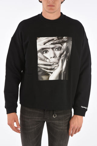SHINOYAMA NUDE Printed crew-neck sweatshirt