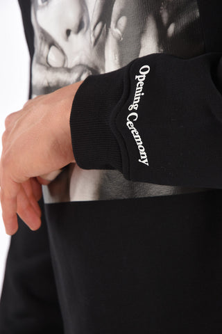SHINOYAMA NUDE Printed crew-neck sweatshirt