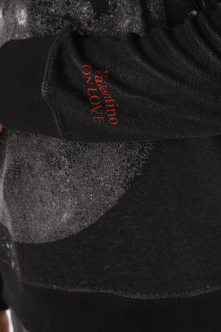 printed crew-neck sweatshirt