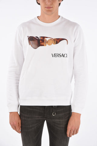 printed crew-neck sweatshirt