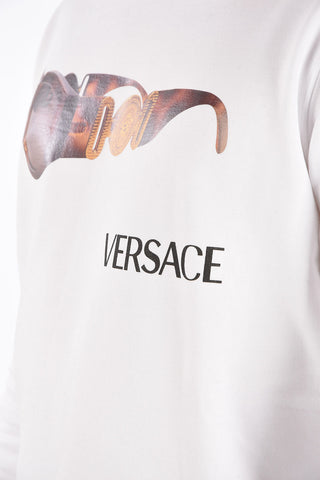 printed crew-neck sweatshirt
