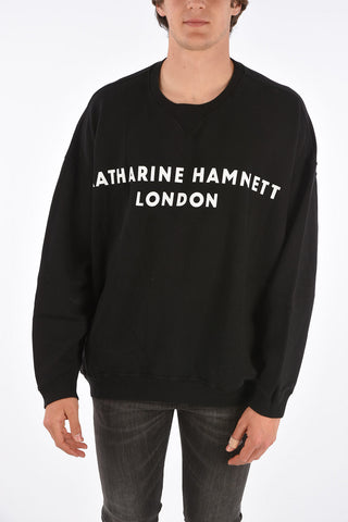 Oversized VINCE Crew-Neck Sweatshirt