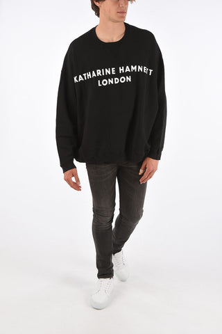 Oversized VINCE Crew-Neck Sweatshirt