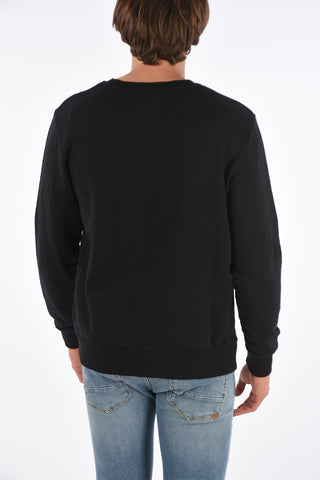 Cotton crew-neck sweatshirt