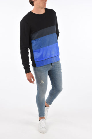 Cotton crew-neck sweatshirt