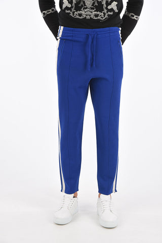 pantalone piping DERRING con zip alla caviglia