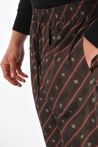 pantalone Karligraphy con coulisse in vita