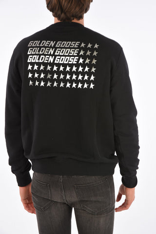 printed crew-neck sweatshirt