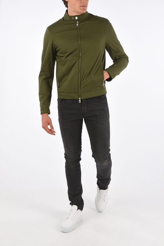 full zip raincoat jacket