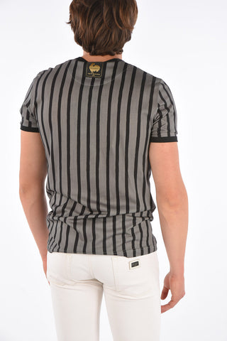printed t-shirt with sequined details