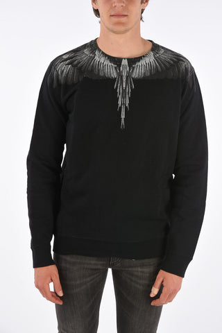 printed crew-neck sweatshirt