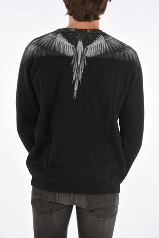 printed crew-neck sweatshirt