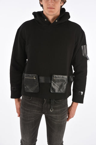 hoodie sweatshirt with removable pockets