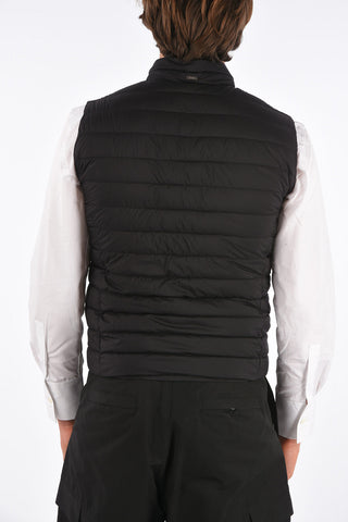 sleeveless puffer jacket
