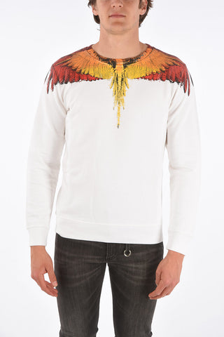 printed crew-neck sweatshirt