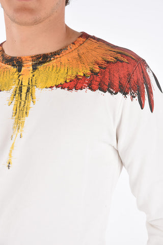 printed crew-neck sweatshirt