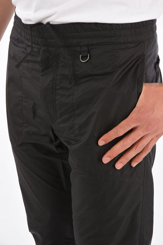nylon pants with ankle zip
