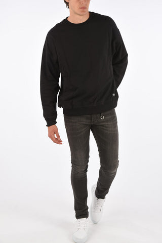 printed crew-neck sweatshirt