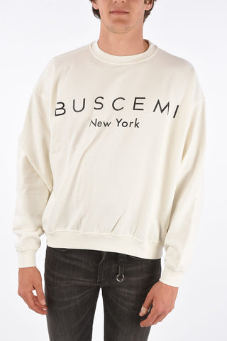 printed crew-neck sweatshirt