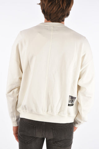 printed crew-neck sweatshirt