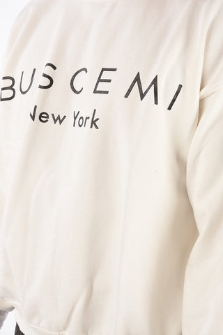printed crew-neck sweatshirt