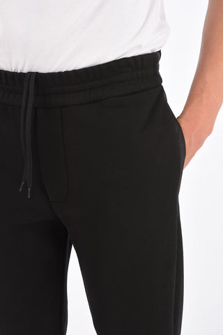 drawstring waist sweat jogger pants