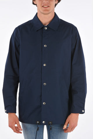 Printed logo outerwear jacket