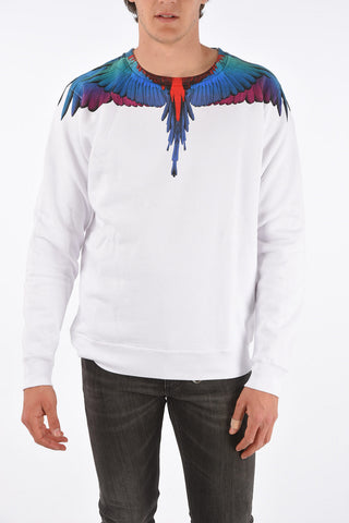 printed crew-neck sweatshirt