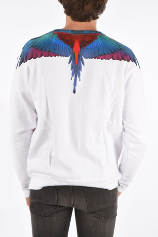 printed crew-neck sweatshirt