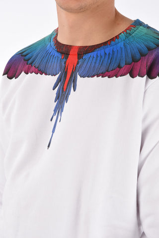 printed crew-neck sweatshirt