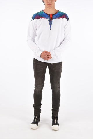 printed crew-neck sweatshirt