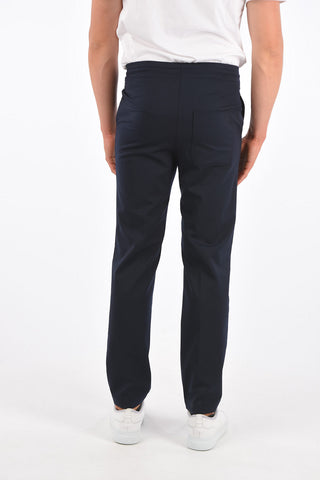 ADIDAS drawstring waist straight pants