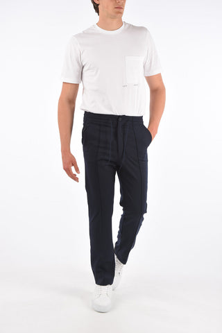 ADIDAS drawstring waist straight pants