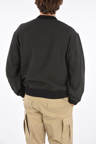 embroidered crew-neck sweatshirt