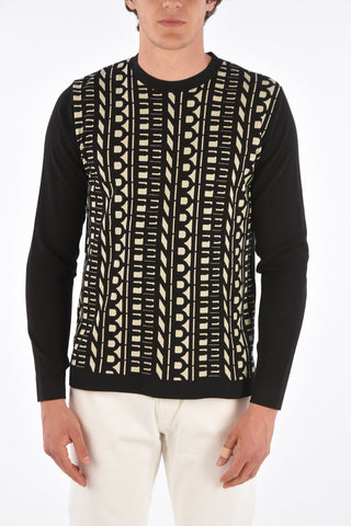cotton crew-neck sweater