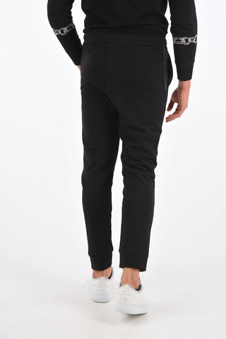 pantalone jogger con coulisse in vita