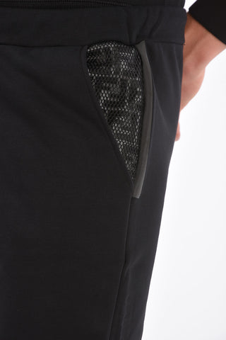 pantalone jogger con coulisse in vita