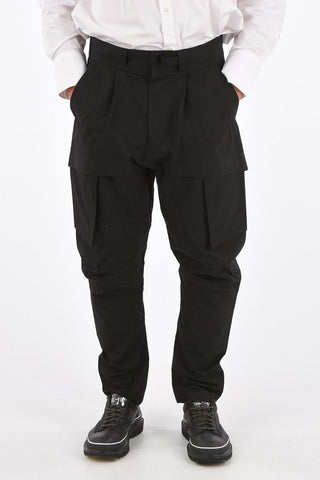 single pleat cargo pants