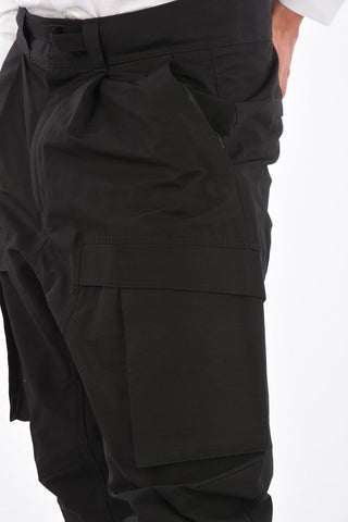 single pleat cargo pants