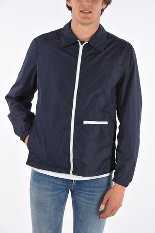 nylon full zip jacket