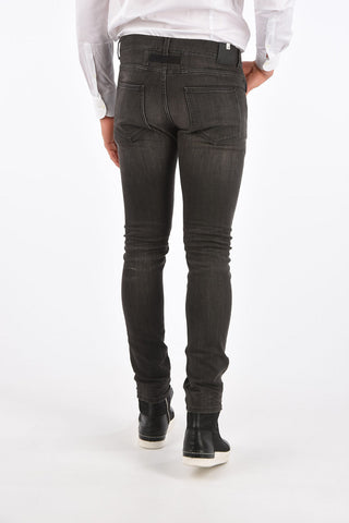 17cm stretch denim jeans