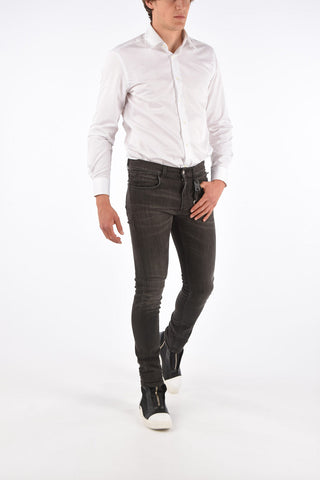17cm stretch denim jeans