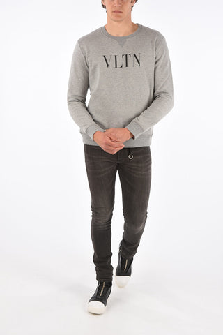 VLTN printed crew-neck sweatshirt