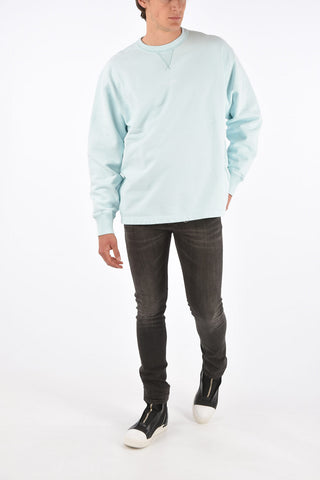 Cotton crew-neck sweatshirt