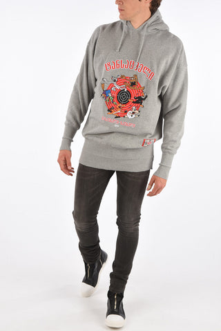 embroidered oversize fit sweatshirt